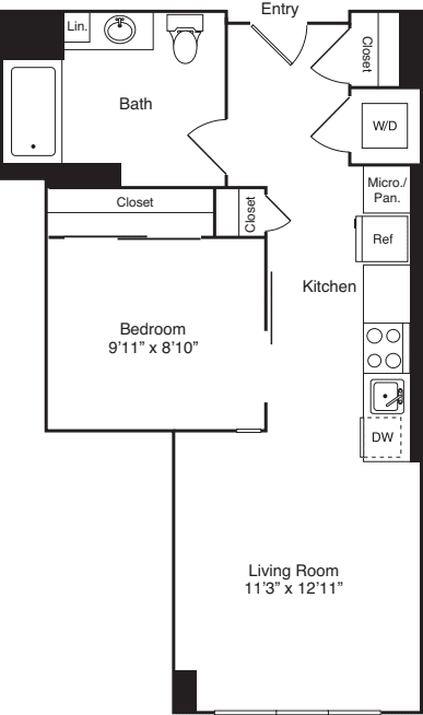 A01 floor plan