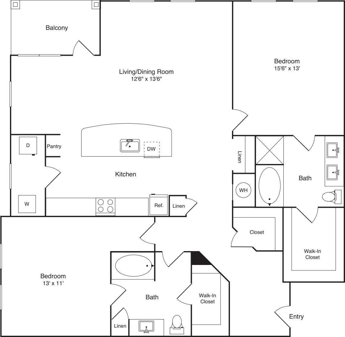 The Custer floor plan