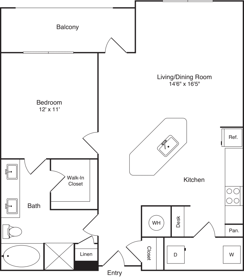 The Hillcrest floor plan
