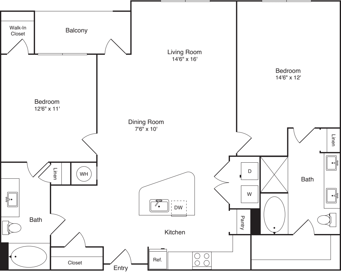 The Lebanon floor plan