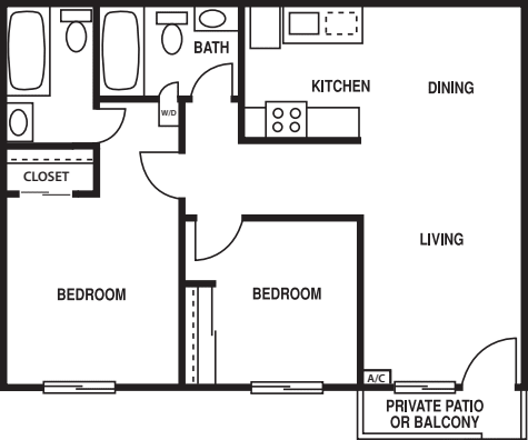 The Cypress 2 floor plan