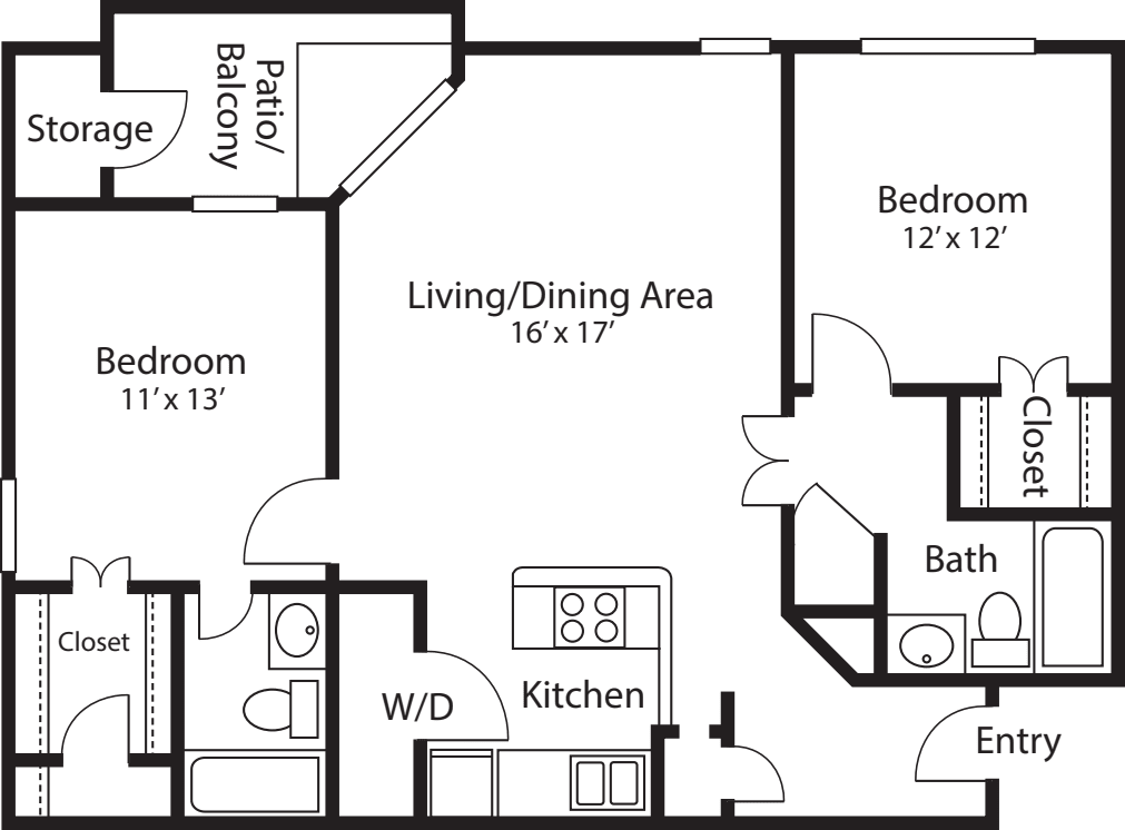Colonial_noFireplace floor plan