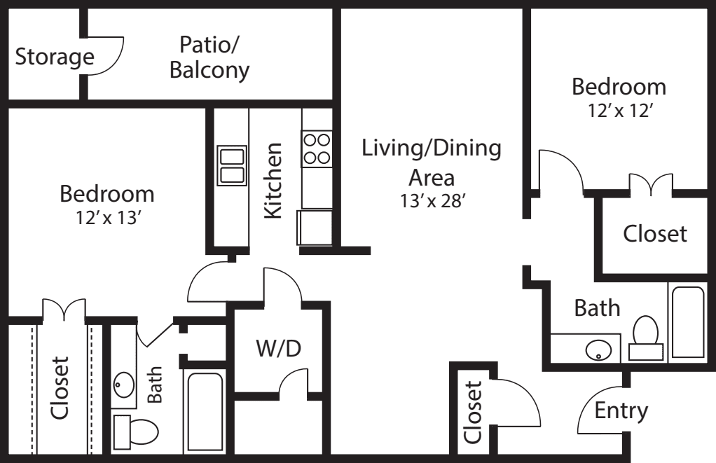 Presidential_noFireplace floor plan