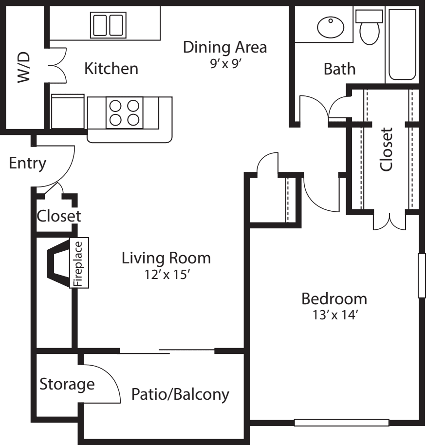 Granite floor plan
