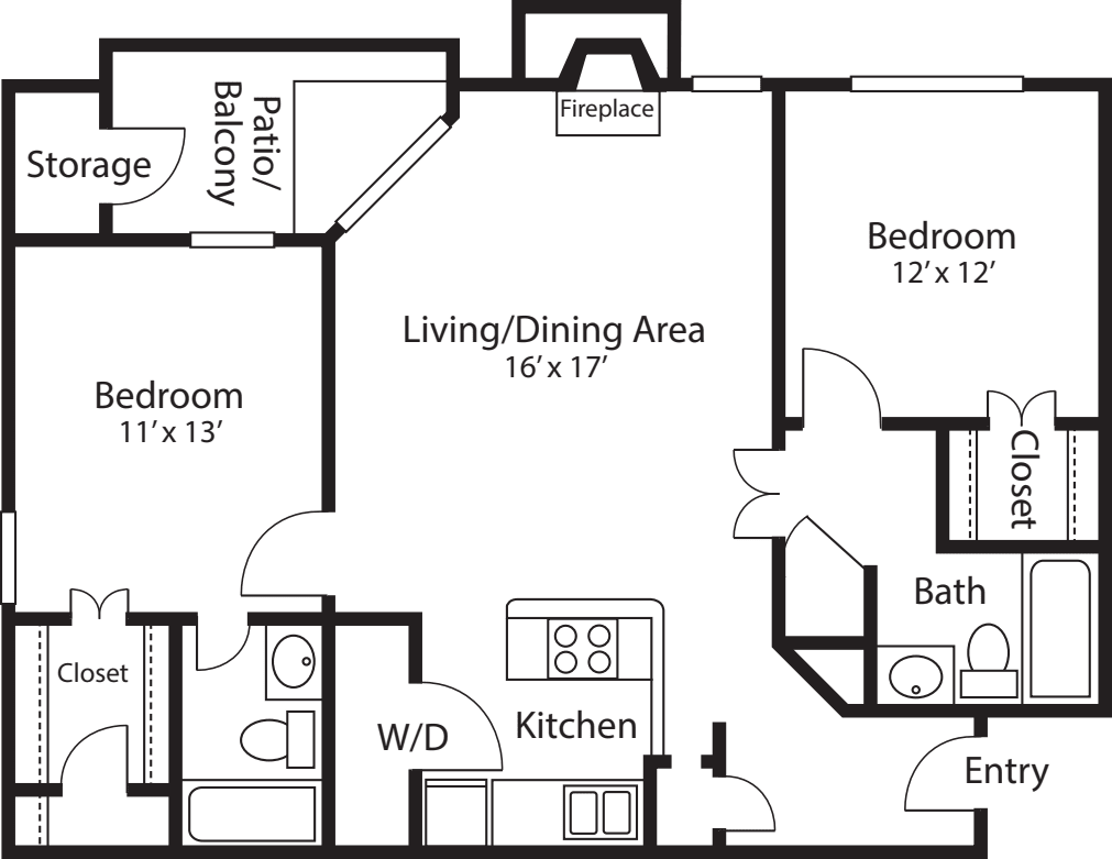Colonial floor plan
