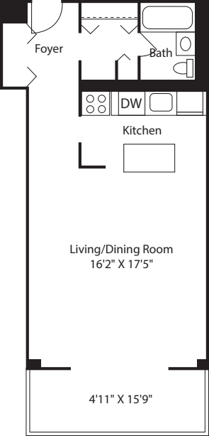 B F G K L P 1 Emerson floor plan