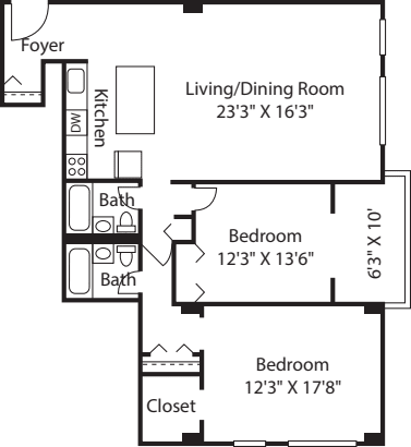 C K 10 Emerson floor plan
