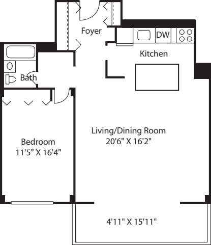A Q 1 Emerson floor plan