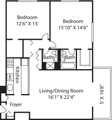 E M 1 Emerson floor plan