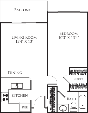 The Playa Del Rey floor plan
