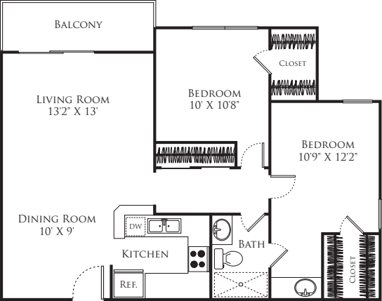 The Santa Monica floor plan