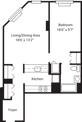 L floor plan