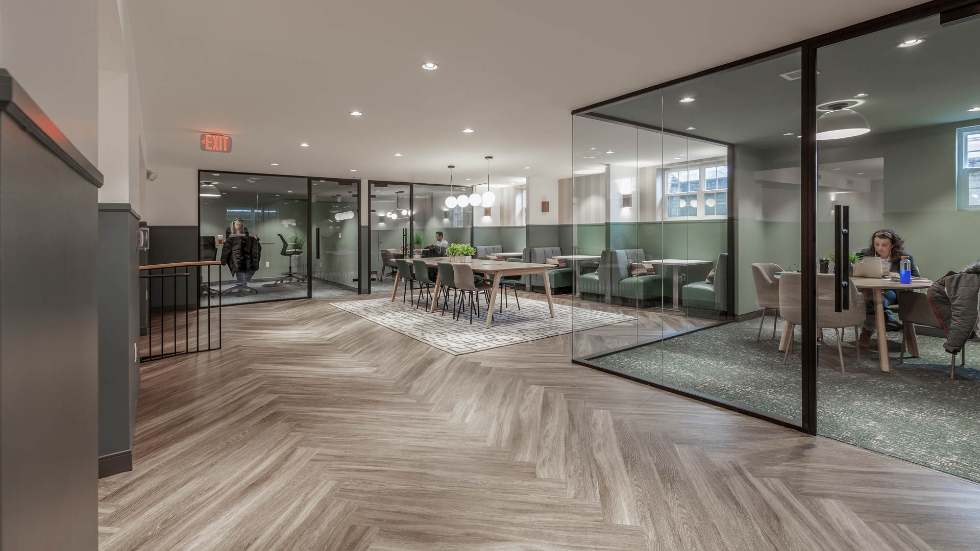Work space at Sheffield Court Apartments