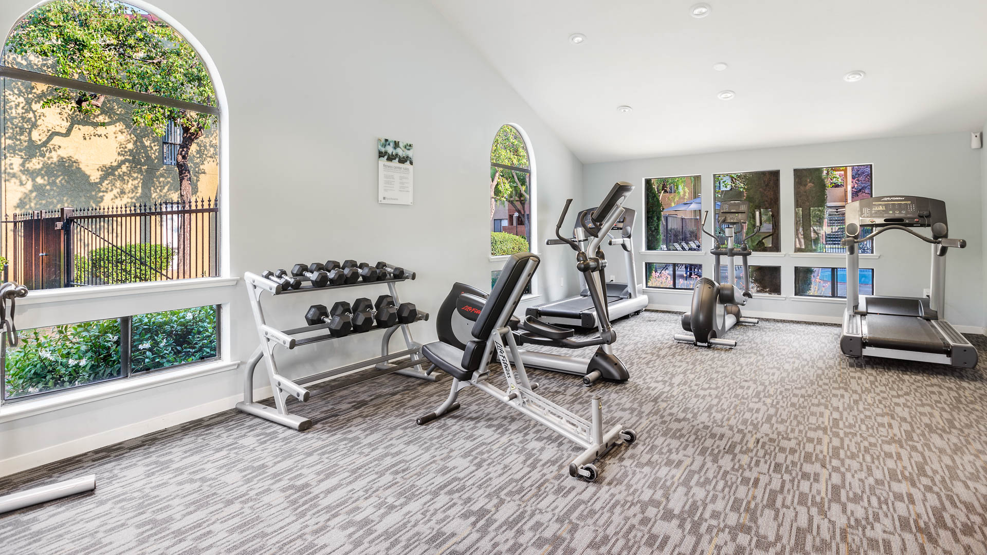Gym at Skylark Apartments
