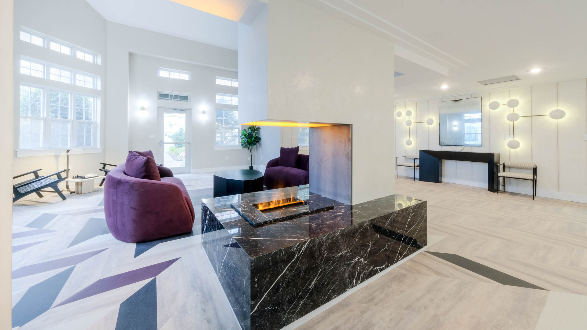 Lounge at The Landings at Port Imperial Apartments (2 of 2)