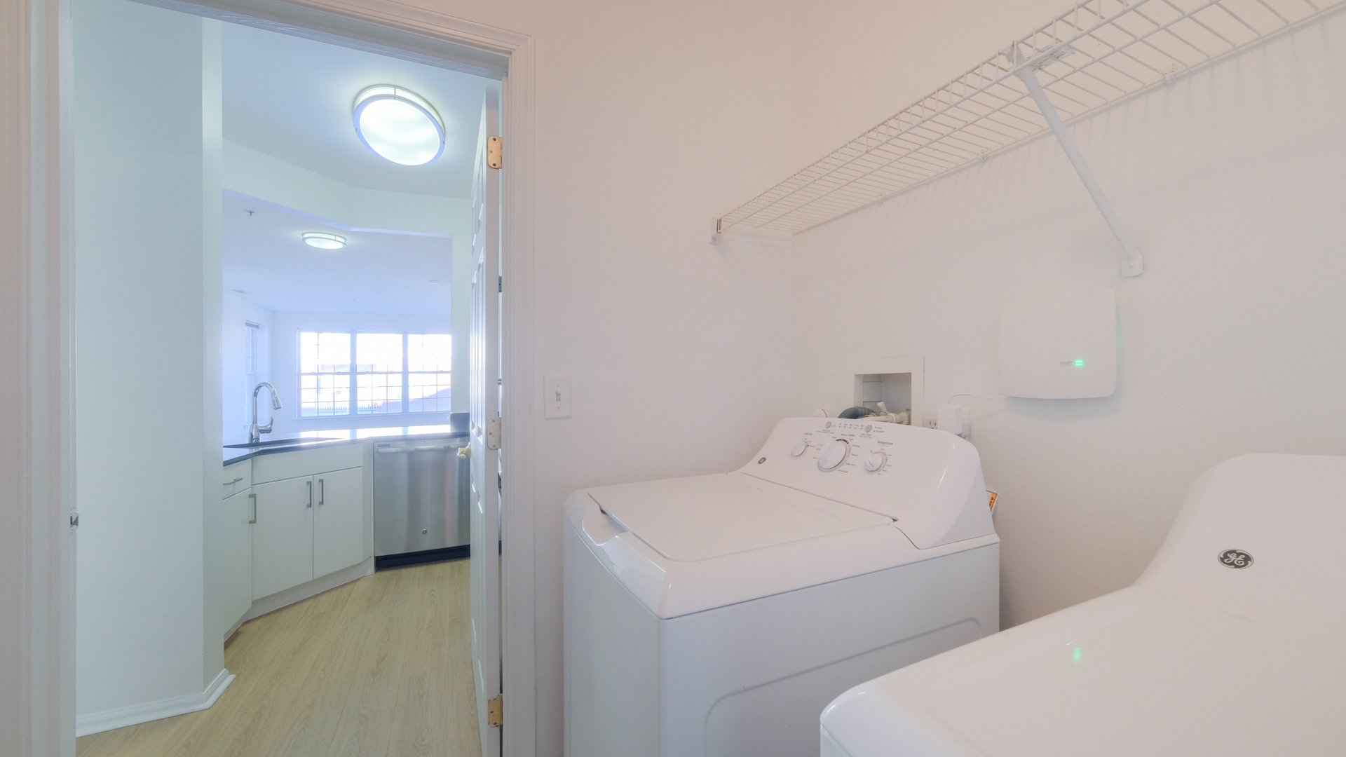 Laundry room at The Landings at Port Imperial Apartments