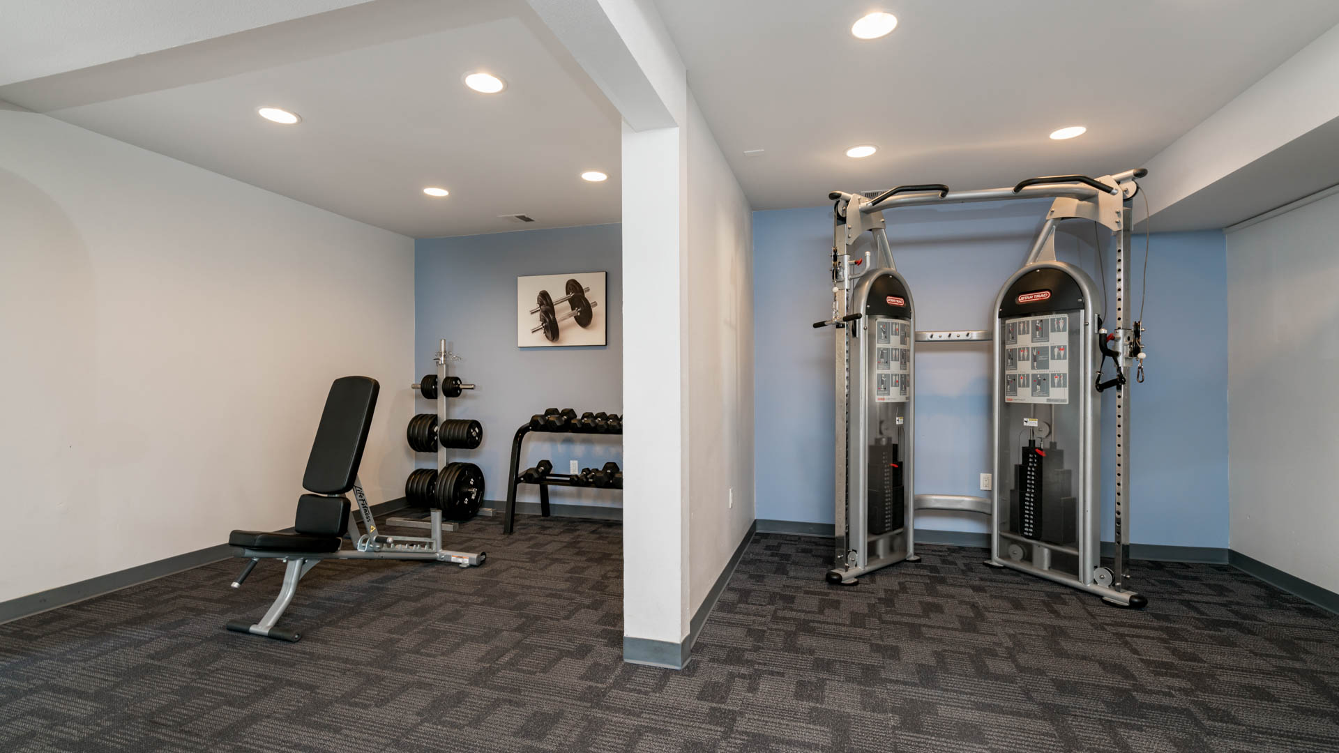 Gym at Carmel Terrace Apartments (1 of 2)