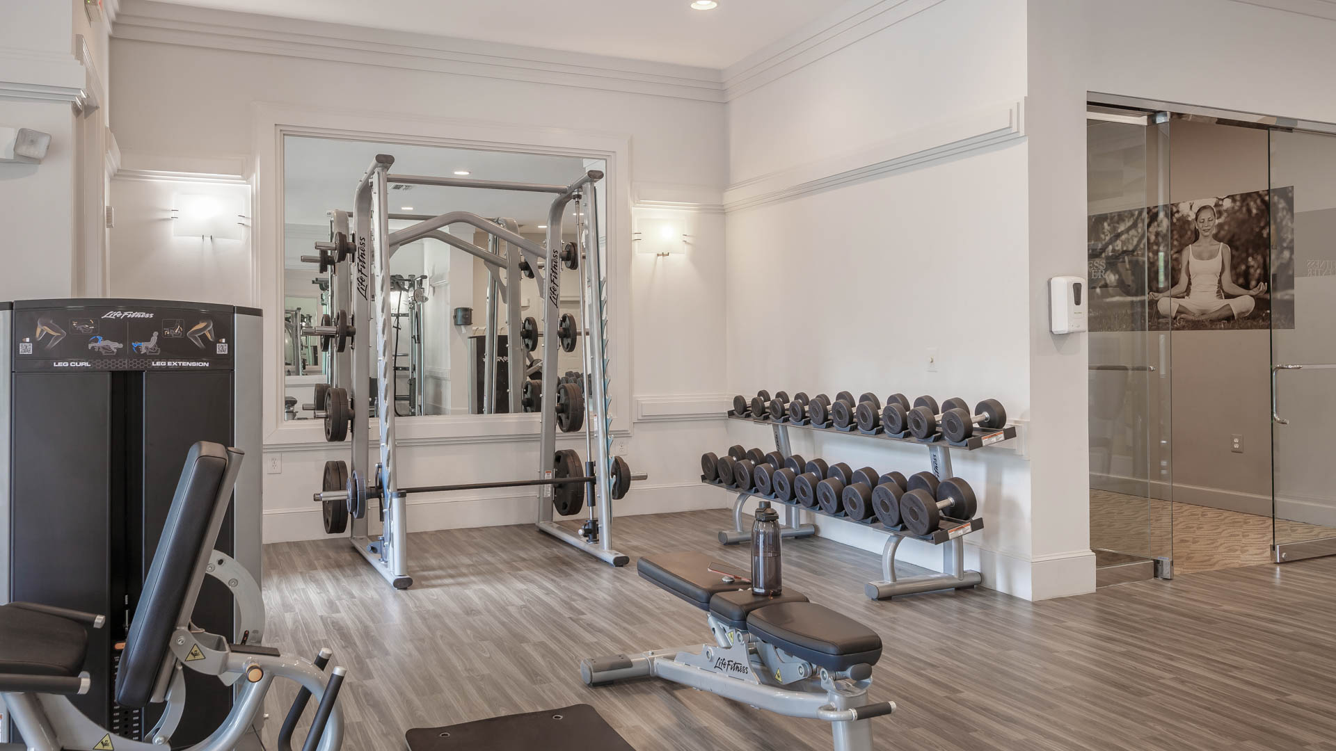 Gym at The Reserve at Fairfax Corner Apartments (2 of 4)