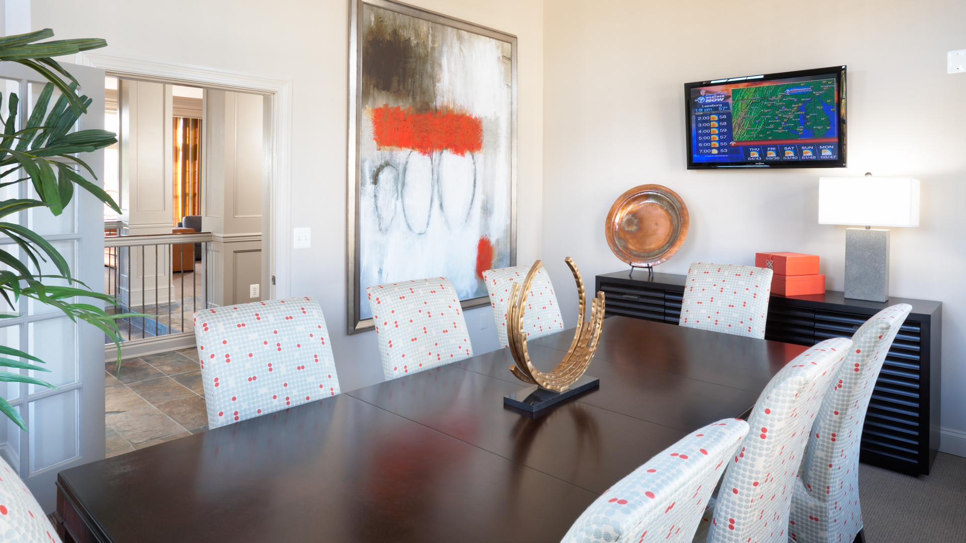 Business center at The Reserve at Eisenhower Apartments