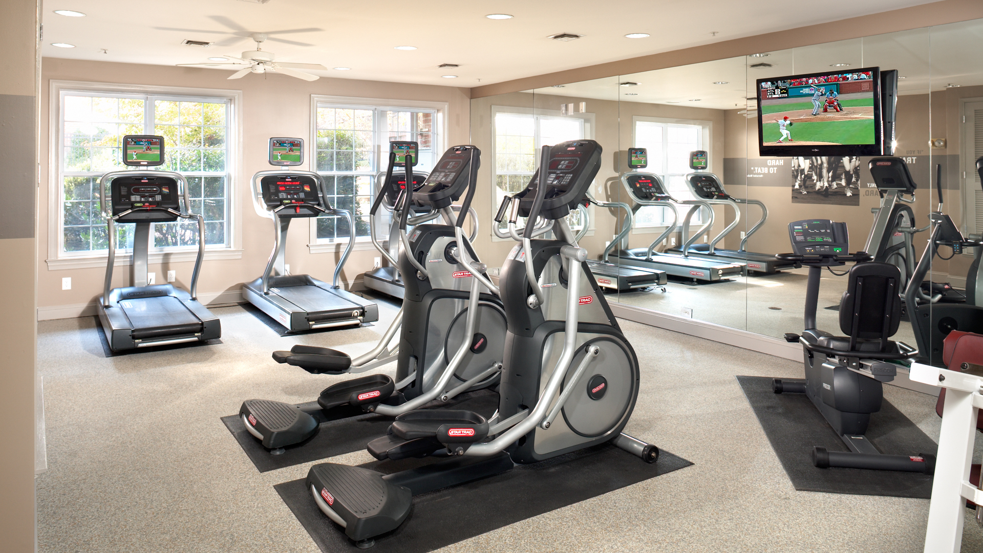 Gym at The Reserve at Eisenhower Apartments