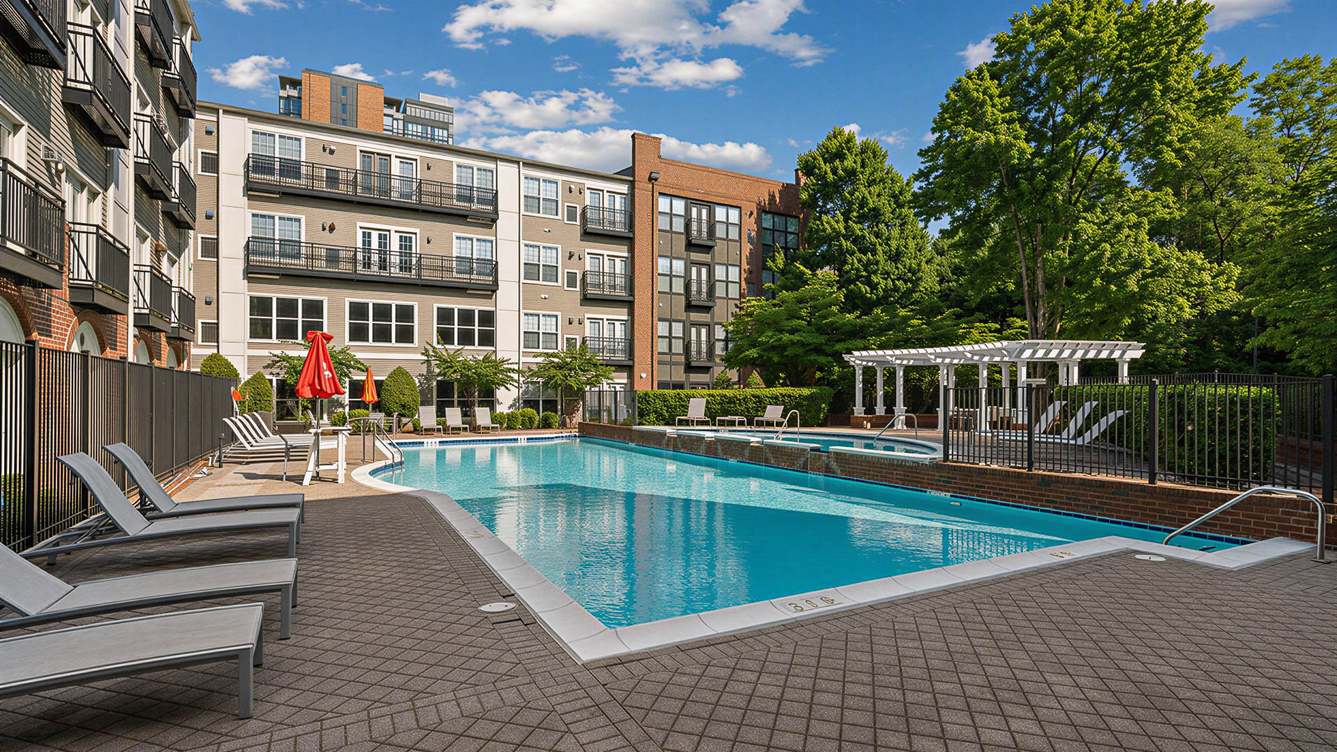 Pool at Carlyle Mill Apartments (2 of 2)