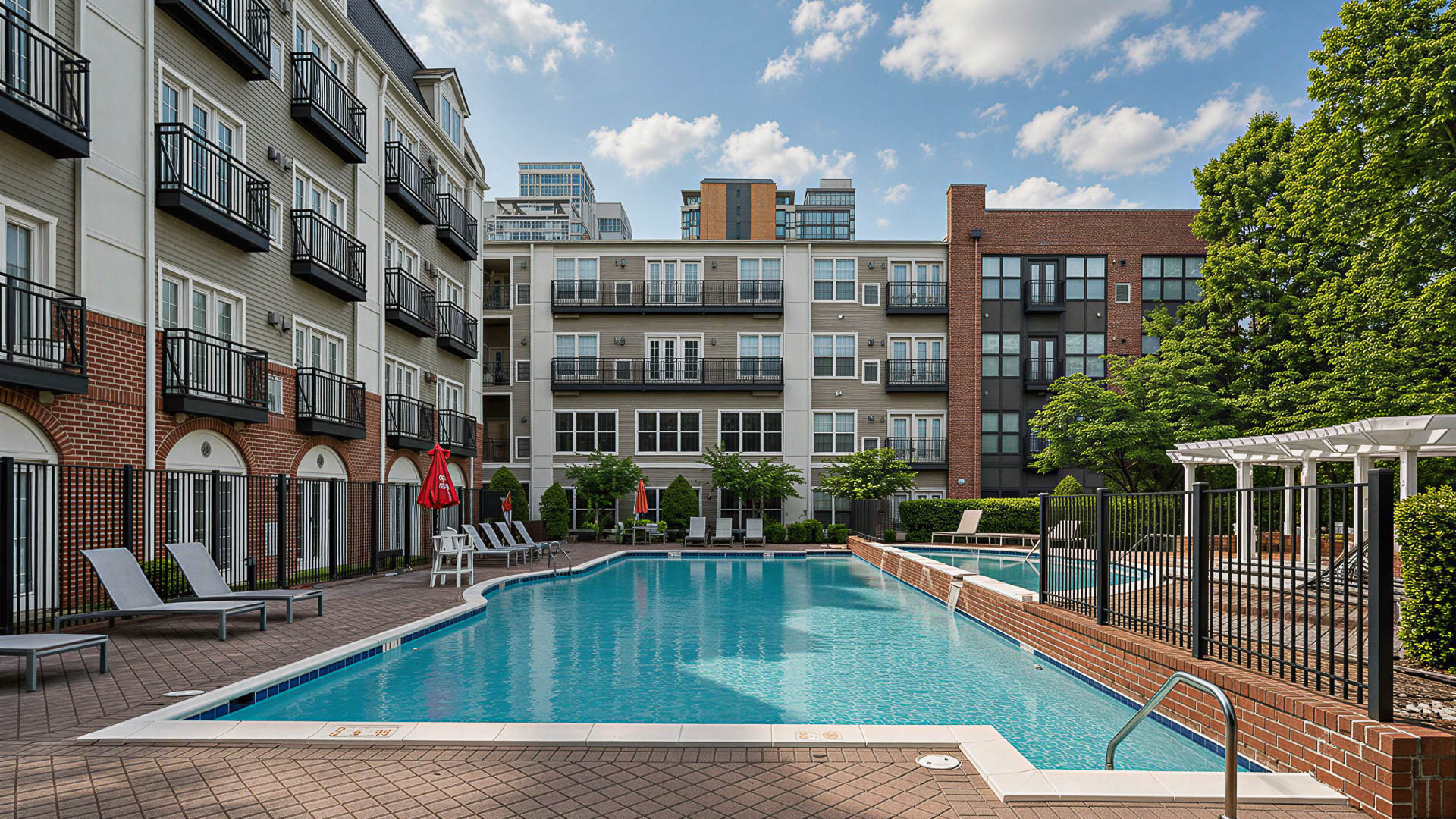 Pool at Carlyle Mill Apartments (1 of 2)