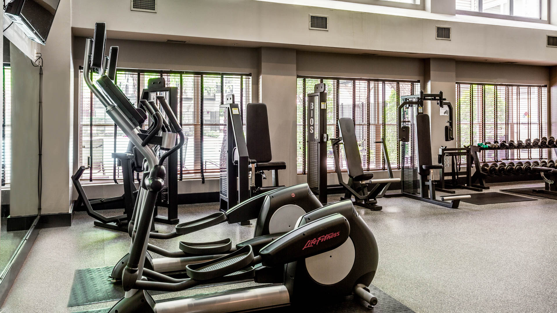 Gym at Carlyle Mill Apartments (2 of 3)