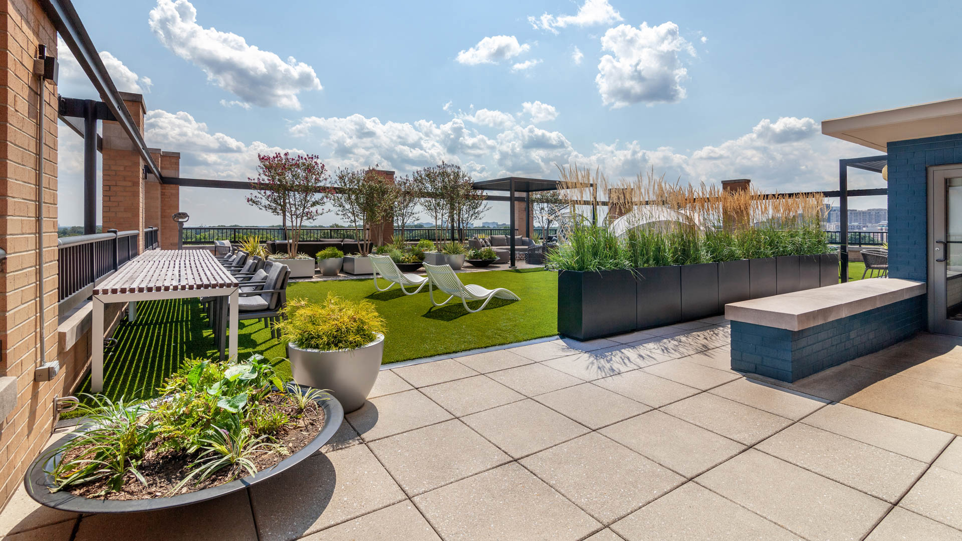 Roof deck at The Reserve at Clarendon Centre Apartments (1 of 3)