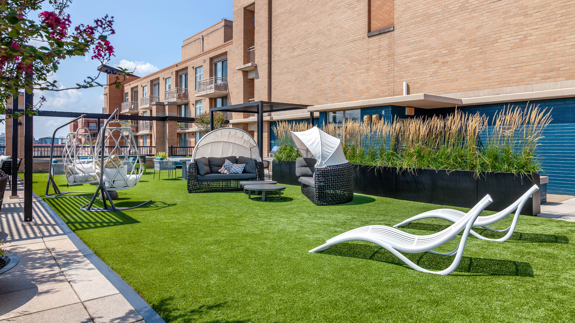 Roof deck at The Reserve at Clarendon Centre Apartments (2 of 3)