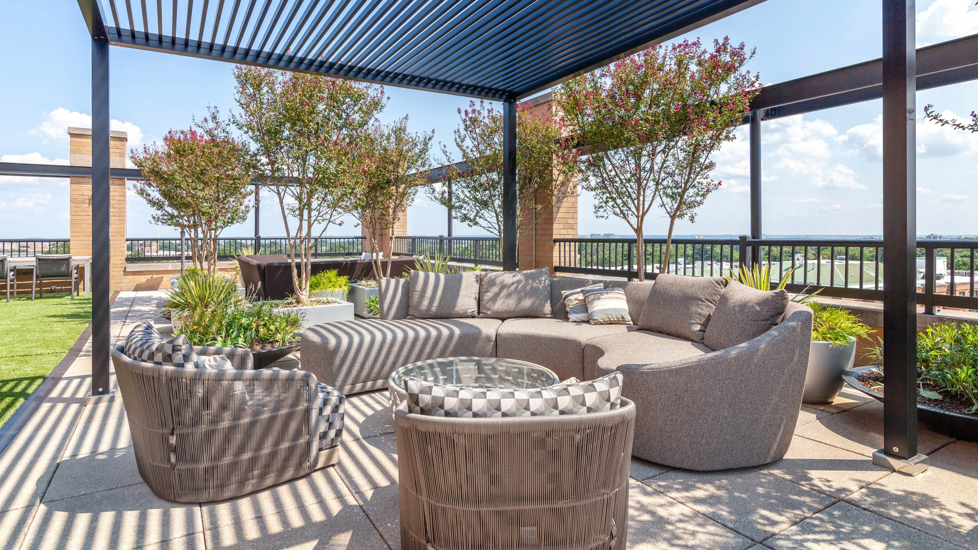Roof deck at The Reserve at Clarendon Centre Apartments (3 of 3)