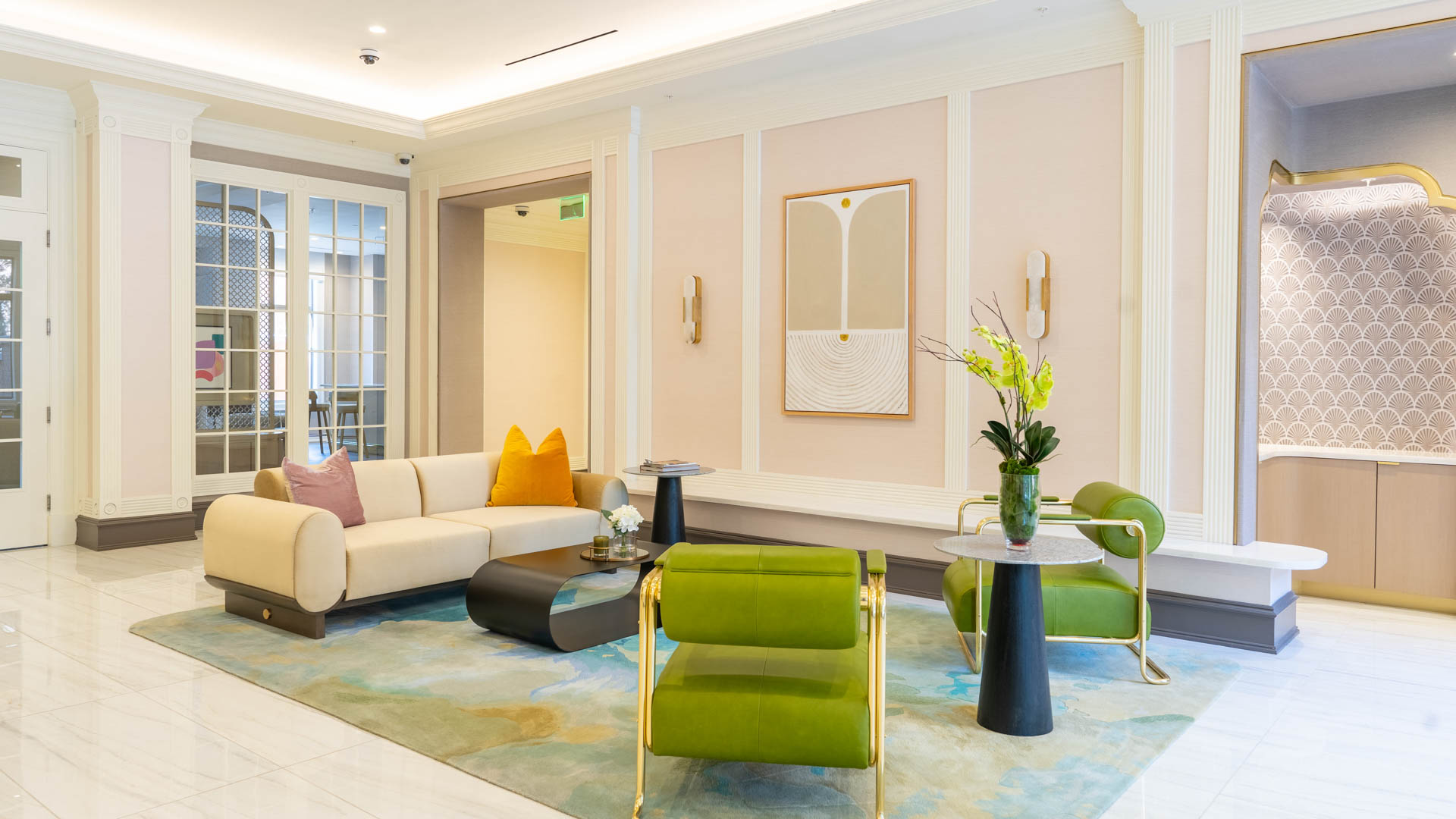 Lobby at The Reserve at Clarendon Centre Apartments (1 of 2)