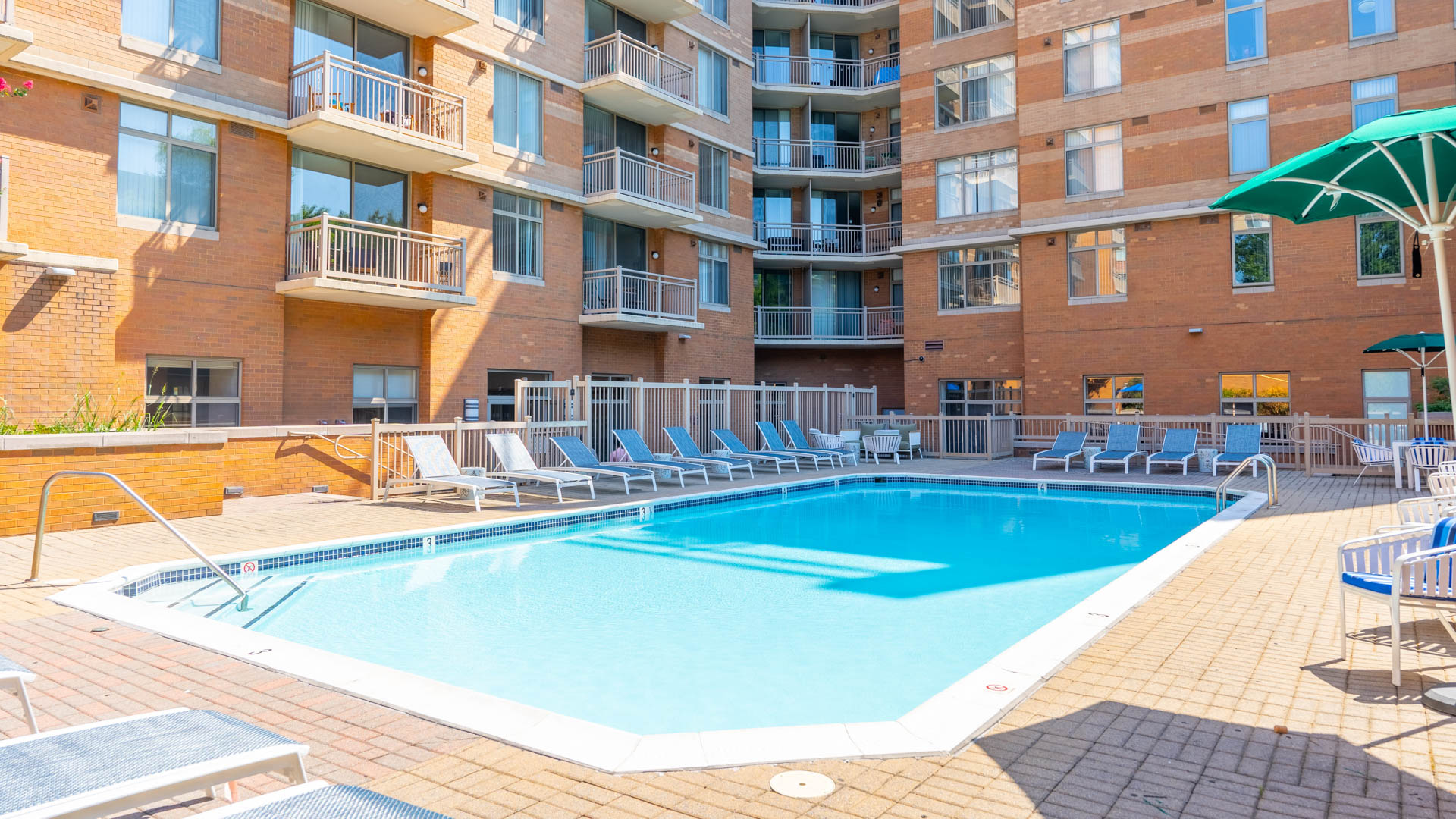 Pool at The Reserve at Clarendon Centre Apartments (2 of 2)