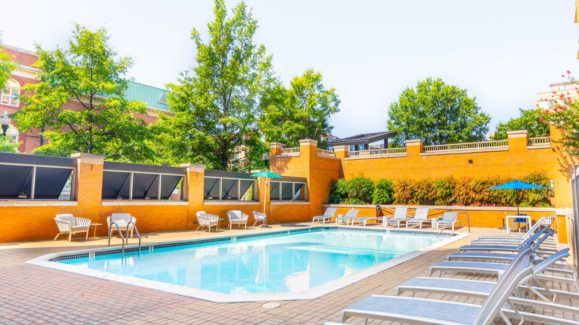 Pool at The Reserve at Clarendon Centre Apartments (1 of 2)