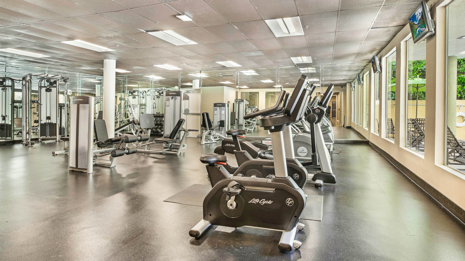 Gym at Arlo Woodland Hills Apartments