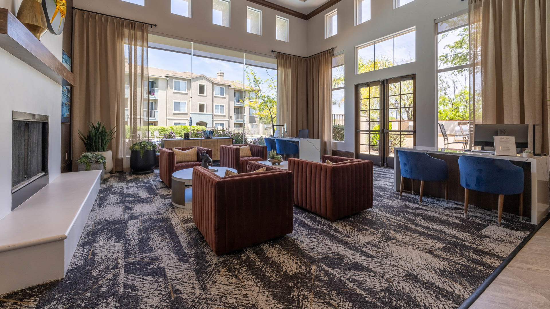 Lobby at Promenade at Town Center Apartments