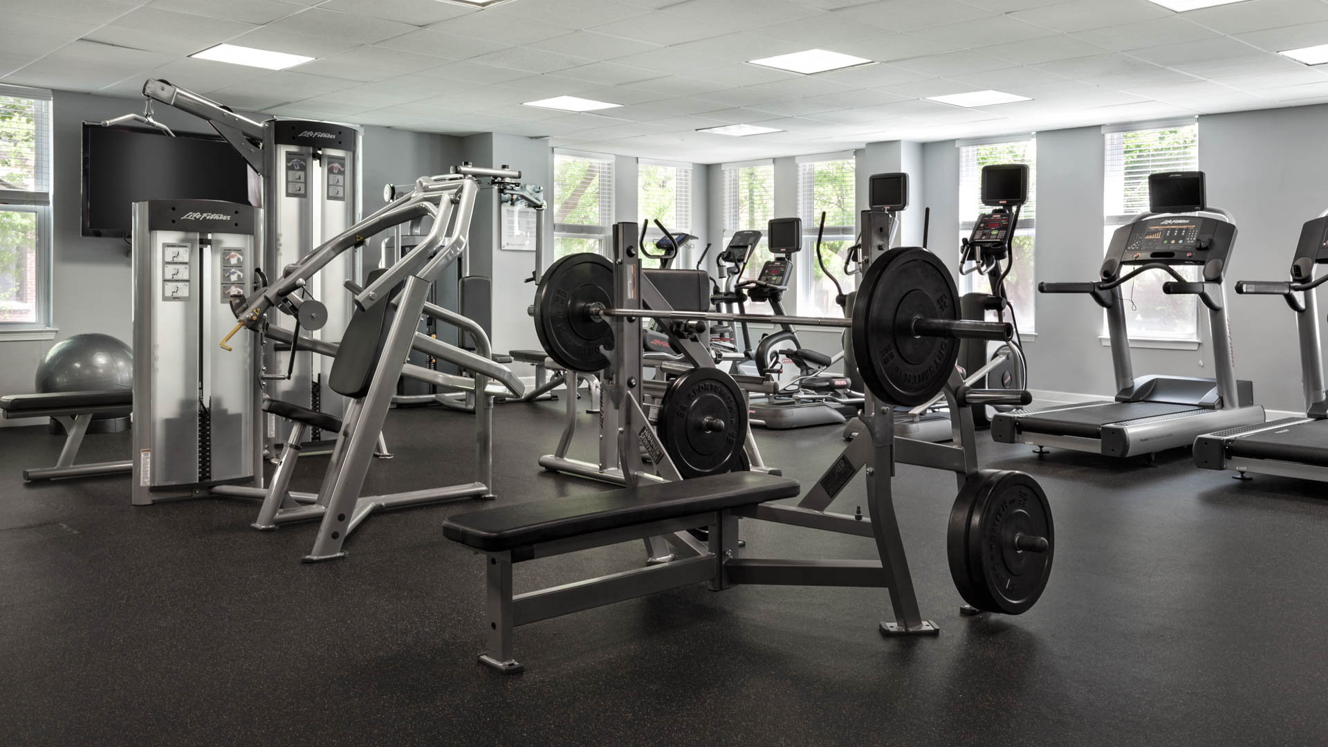 Gym at Hudson Point Apartments (4 of 4)