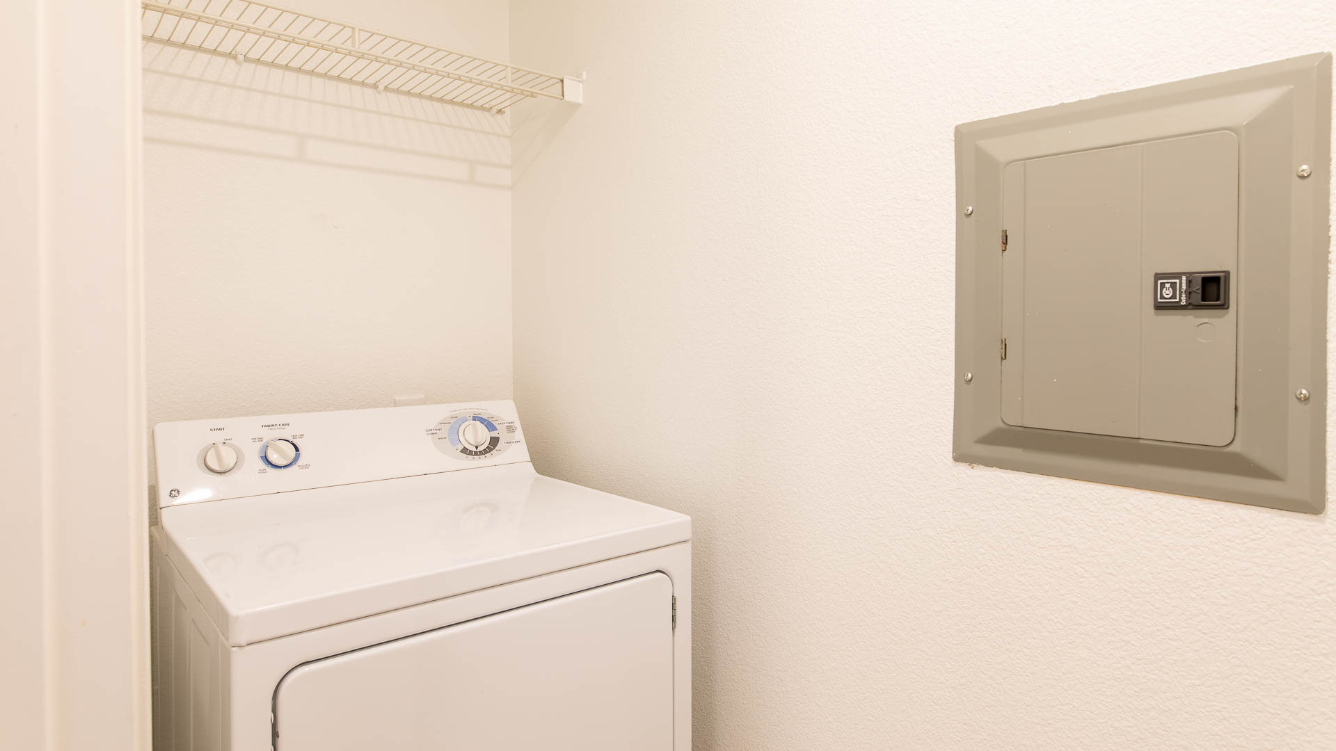 Laundry room at The Reserve at Empire Lakes Apartments
