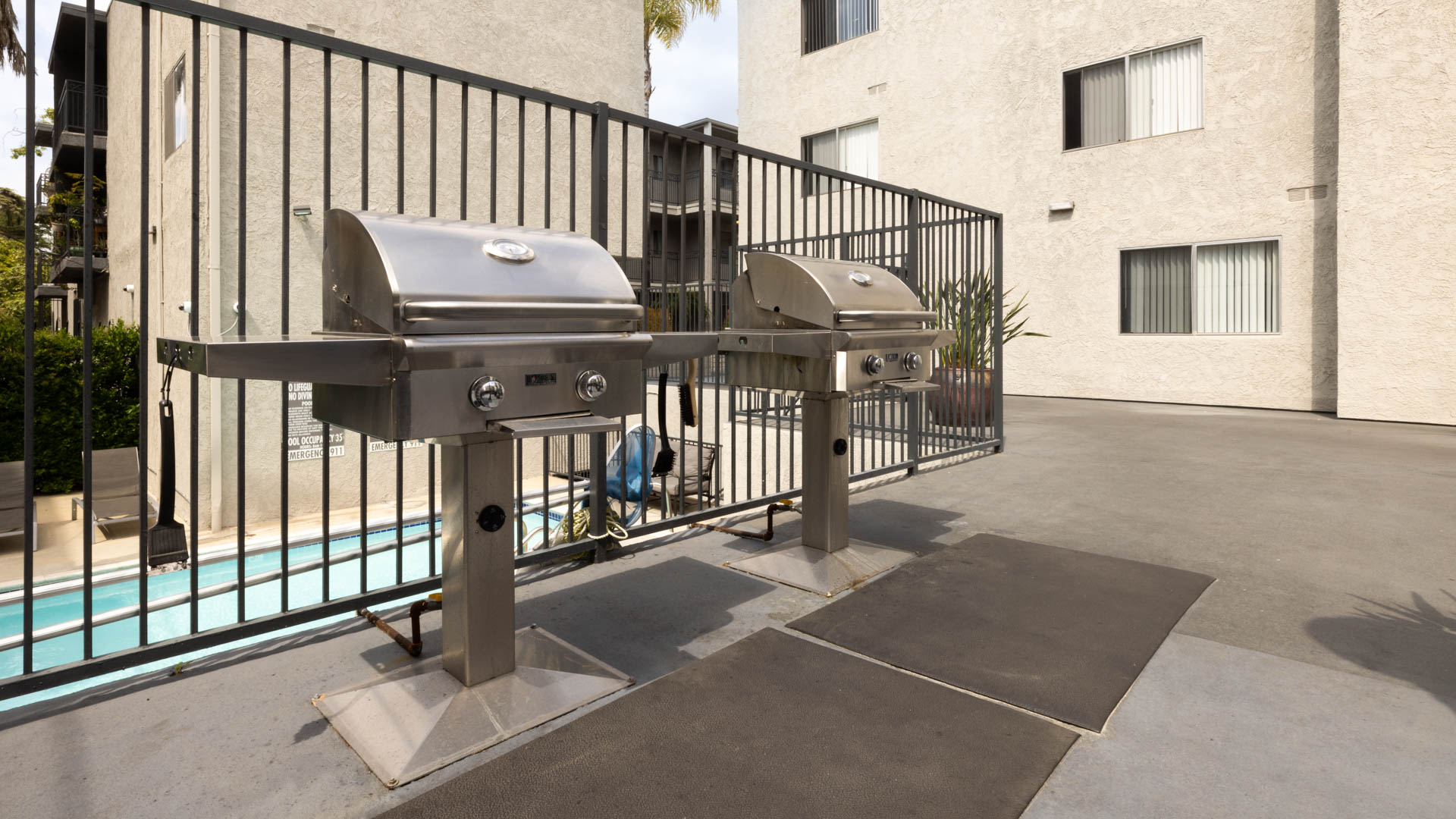 Grill area at Virgil Square Apartments (1 of 3)