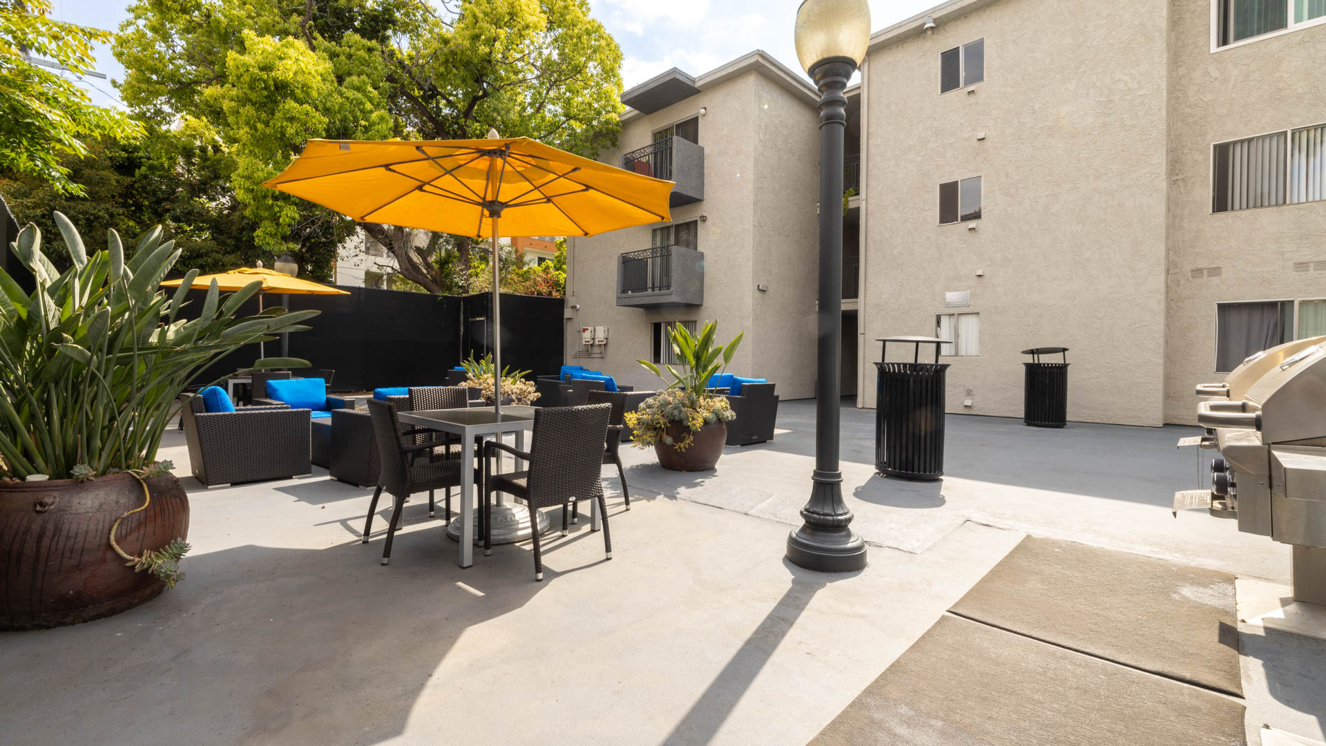 Grill area at Virgil Square Apartments (3 of 3)