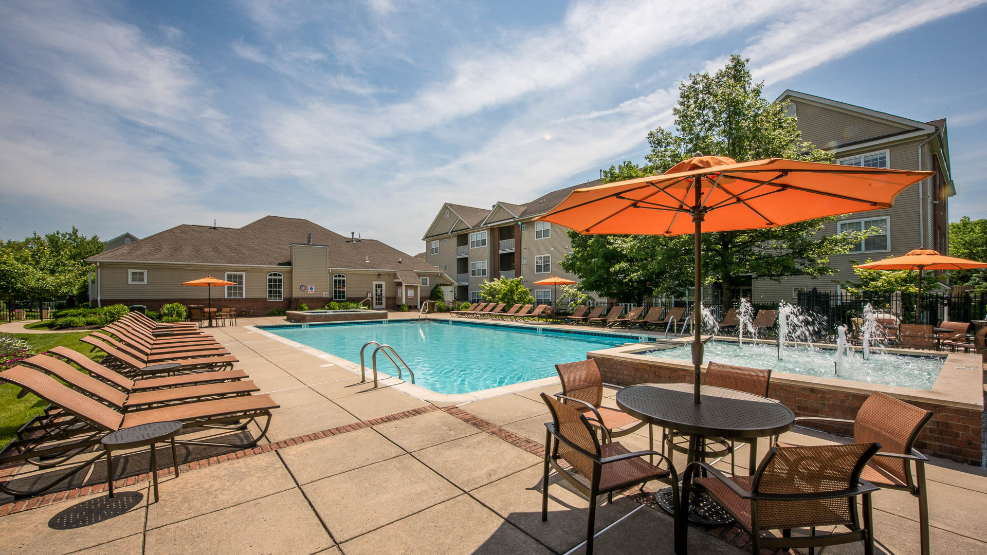 Pool at The Highlands at South Plainfield Apartments (2 of 3)