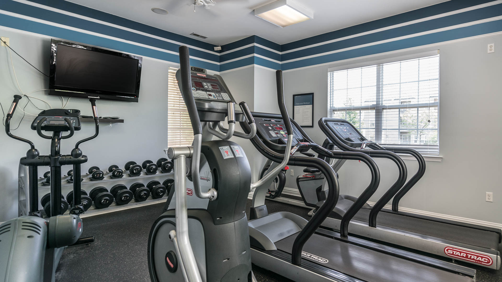 Gym at The Highlands at South Plainfield Apartments (1 of 2)