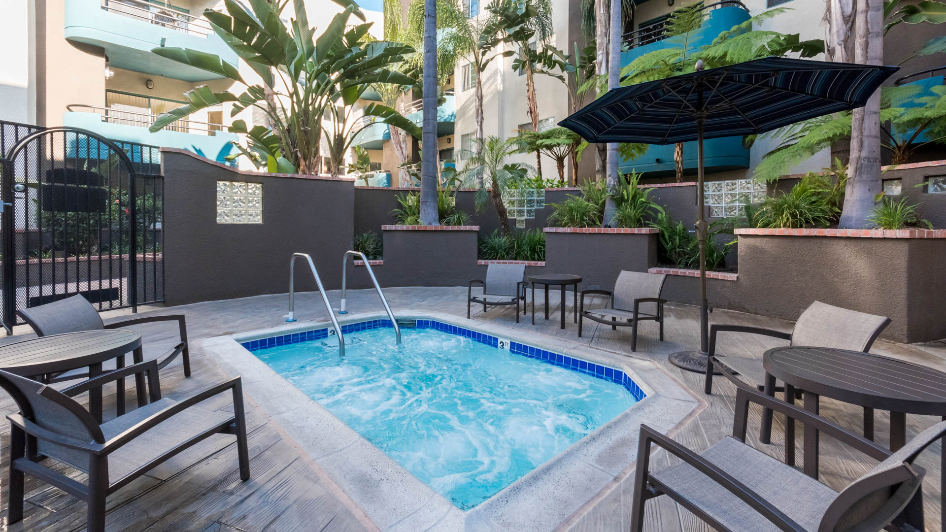 Pool at Academy Village Apartments (4 of 4)