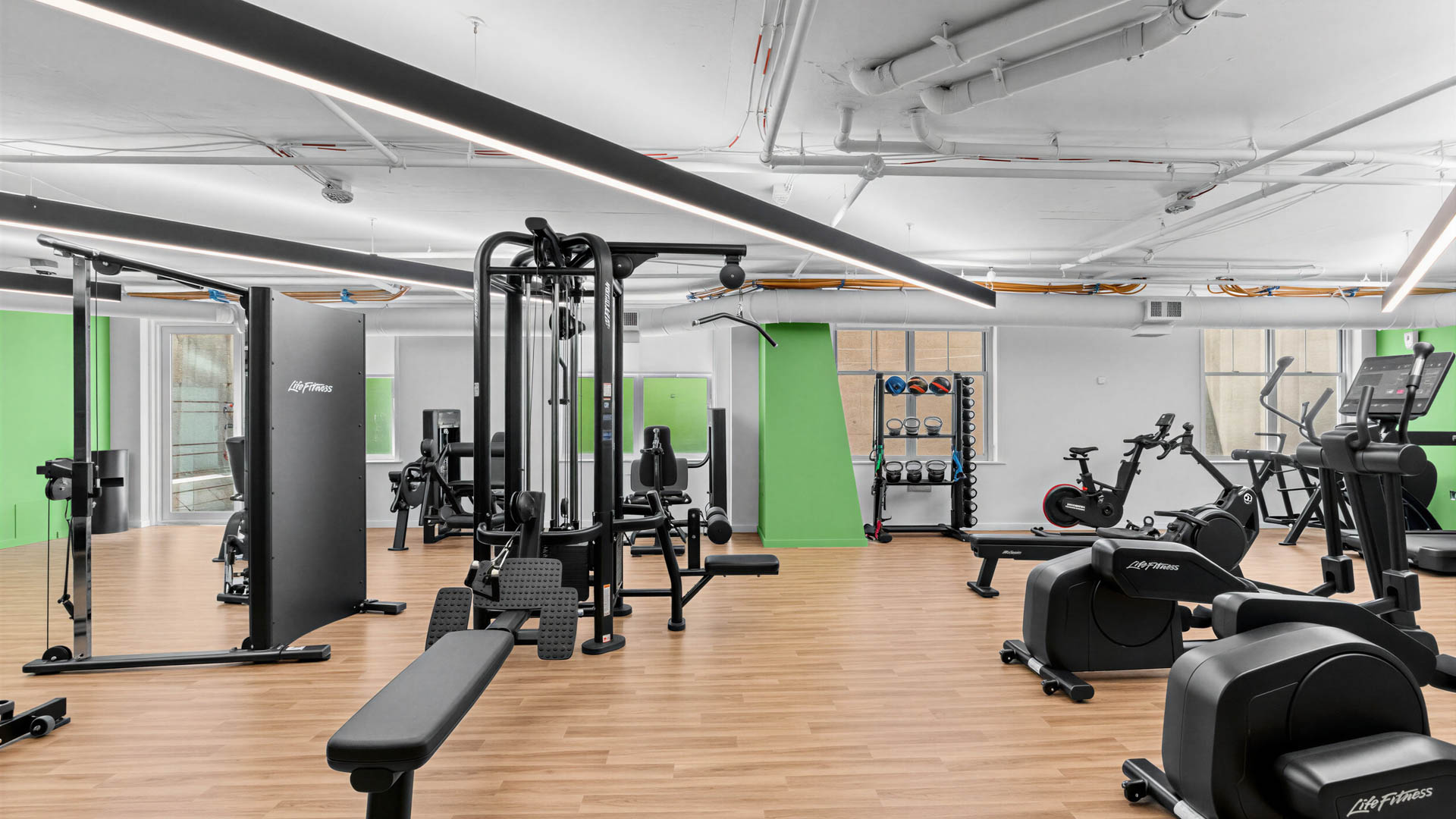 Gym at 2400 M Apartments (2 of 2)
