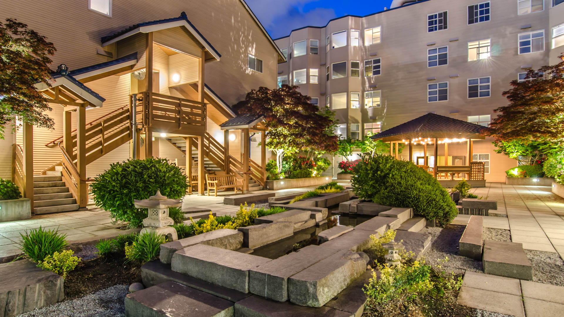 Courtyard at Uwajimaya Village Apartments (5 of 7)