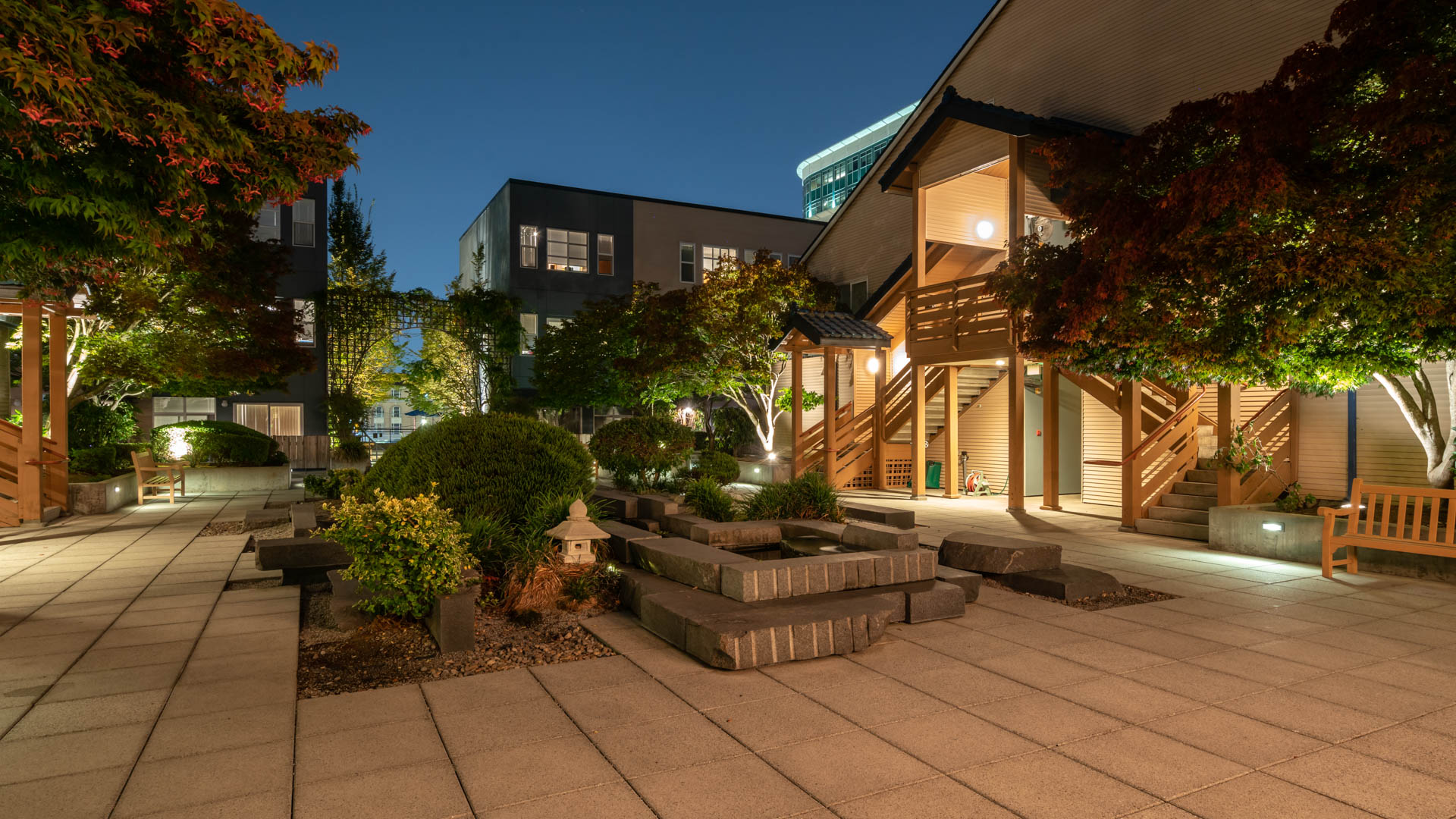 Courtyard at Uwajimaya Village Apartments (6 of 7)