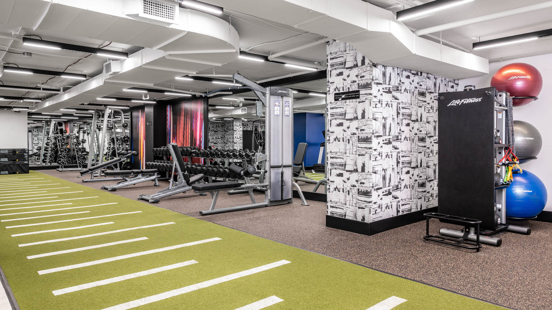 Gym at The Prime at Arlington Courthouse Apartments (2 of 3)