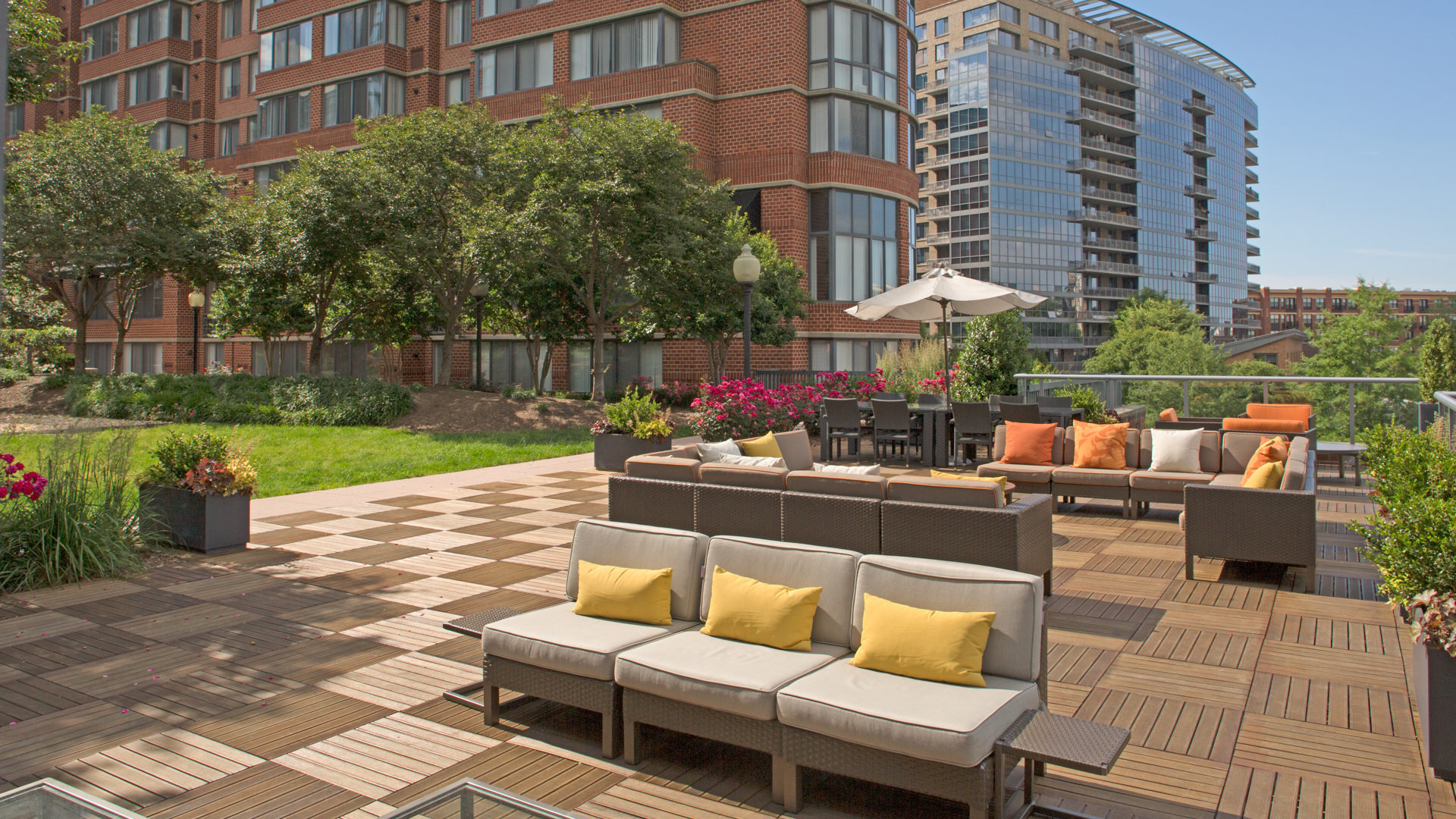 Roof deck at The Prime at Arlington Courthouse Apartments (1 of 2)