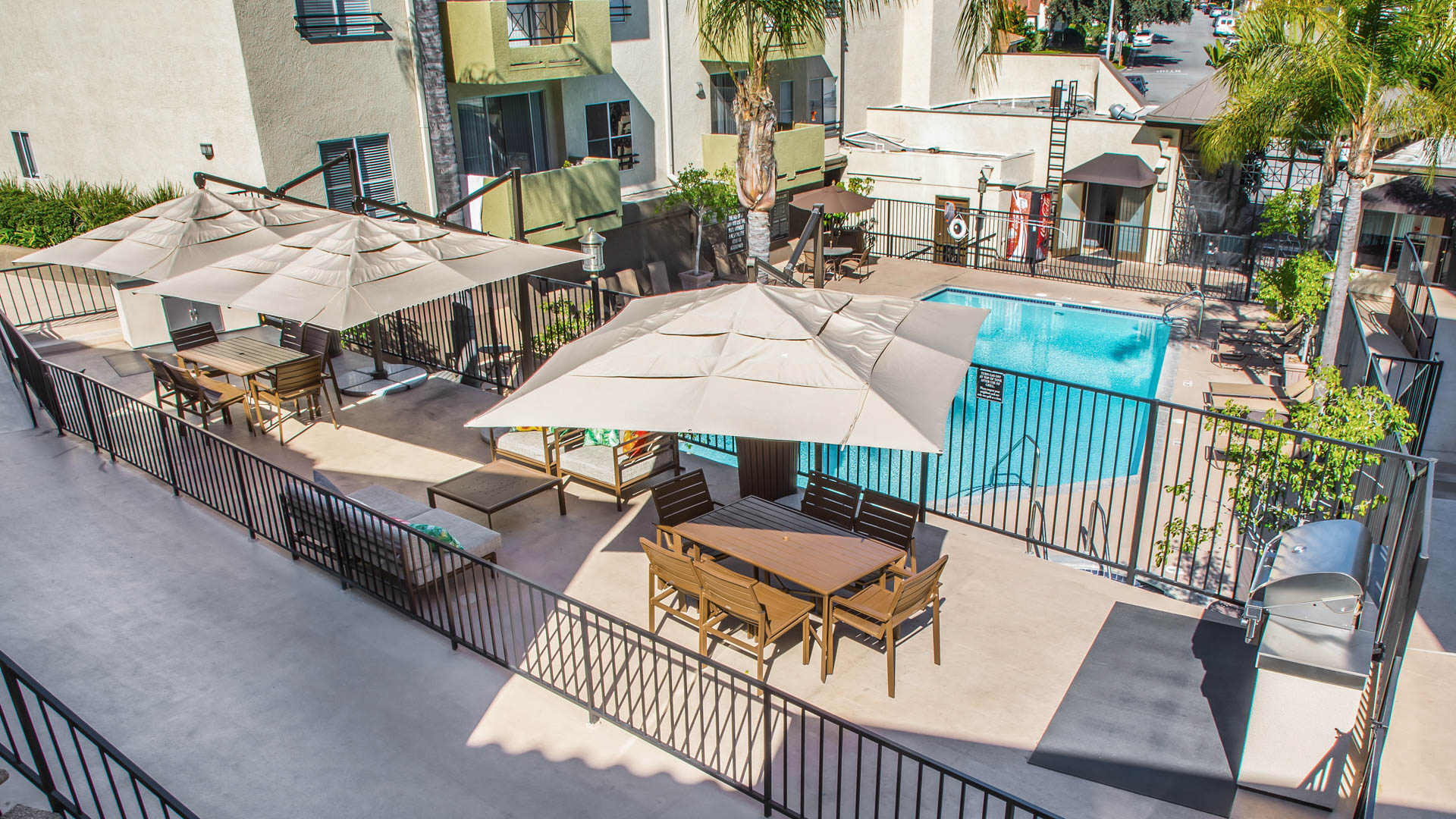 Pool at Kenwood Mews Apartments (3 of 3)