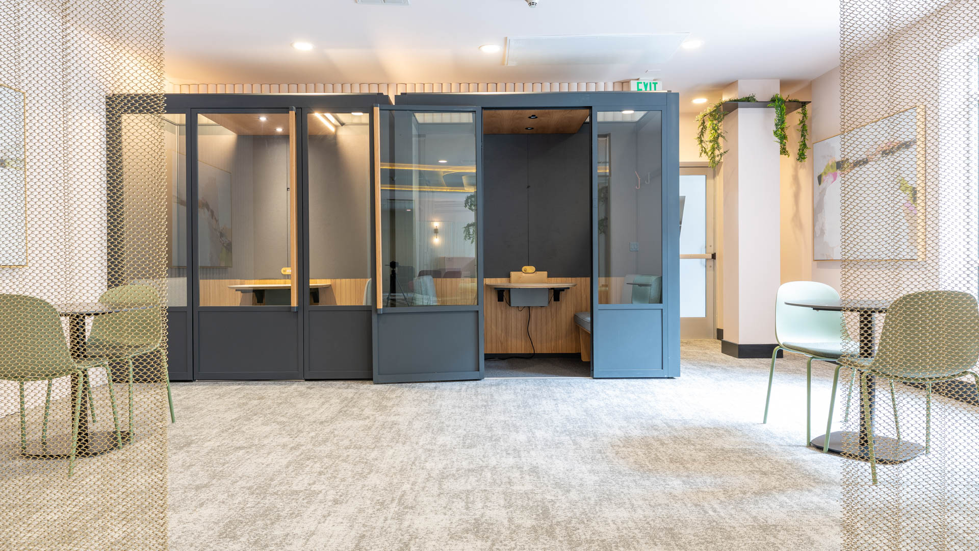 Work space at Victor on Venice Apartments