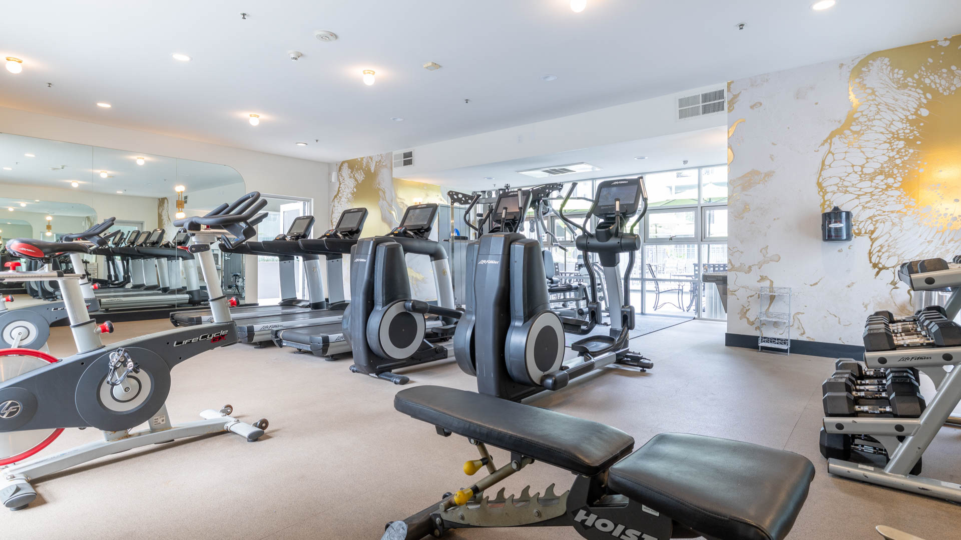 Gym at Victor on Venice Apartments (2 of 3)